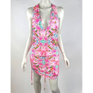 Luli Fama Ocean Drive Euphoria T Back Mini Dress Women S EUC‎ Nylon Lightweight